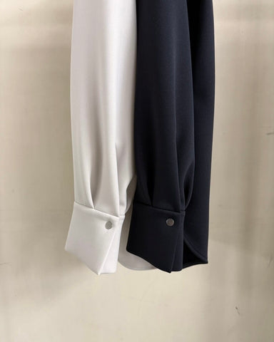 cafune<br> double knit side slit pullover
