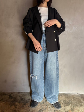 cafune<br> dolman sleeve mesh jacket