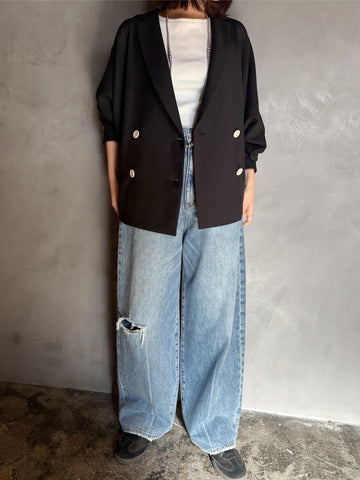 cafune<br> dolman sleeve mesh jacket