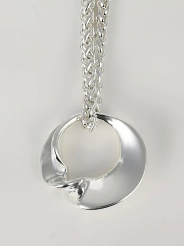 Nothing And Others<br> Asymmetry twist ring Necklace