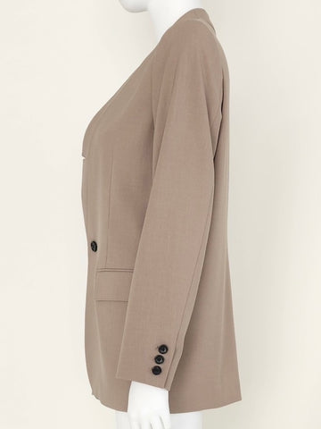 Boutique Ordinary<br>Notched Collar-less Jacket