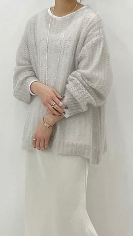 cafune<br>モヘアニット