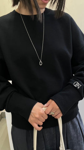 cafune<br> Azuma sweat wide pullover