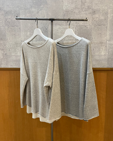9月11日ライブ cafune<br> cotton lyocell wide pullover