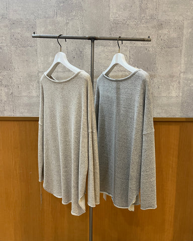 9月11日ライブ cafune<br> cotton lyocell wide pullover