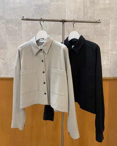 10月24日ライブ cafune<br>短丈起毛シャツ