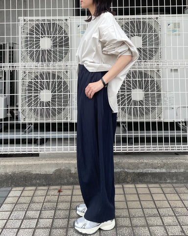 ma couleur<br>マットサテンカーブパンツ