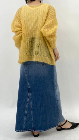 cafune<br>remake like denim skirt