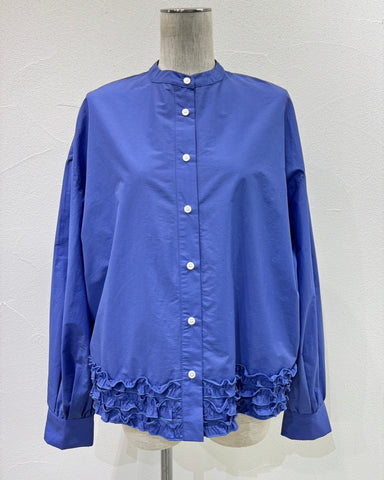 CYAN TOKYOご予約<br> ヘムフリルシャツ