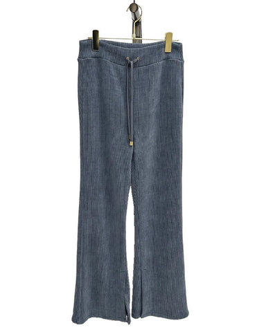 ayane予約<br>ストレッチコーデュロイフレアパンツ