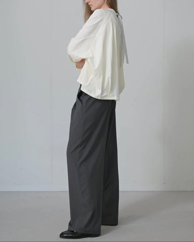 Herencia<br>バックリボンラグランスリーブカットソー