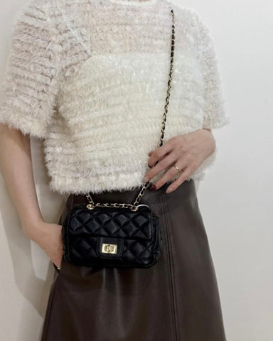 anana<br> 【定番】キルティングミニチェーンBAG
