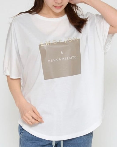 Praia<br>BOXプリントカットソー
