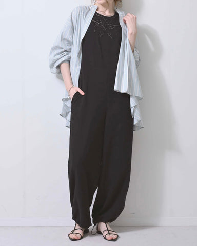 2月22日ライブ HERENCIA<br>ストライプコットンシャツ