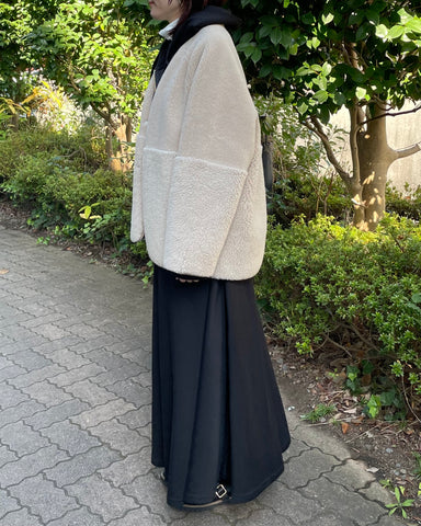 11月9日ライブ<br>PASSIONE<br>ファー×ムートンリバーシブルジャケット