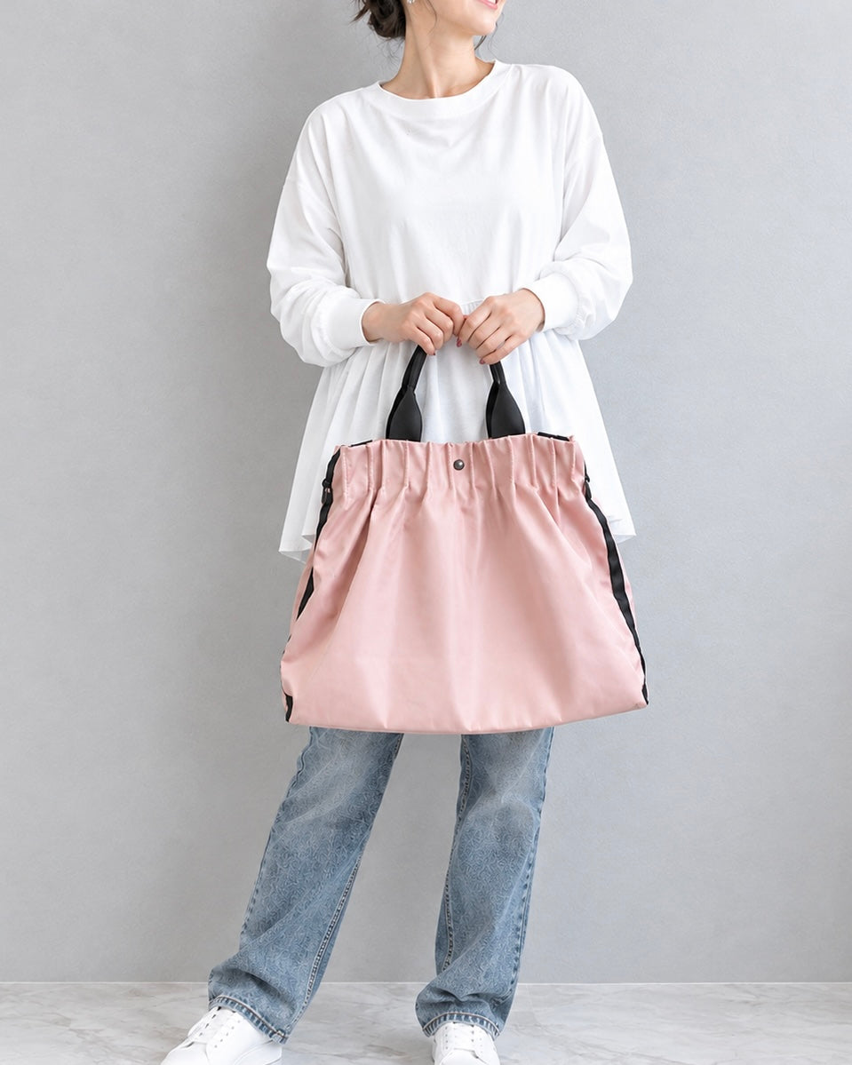 charmaer<br>プリーツナイロンバッグ