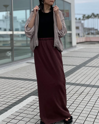 4月3日 cafune<br>リネンライクZIPフーディ