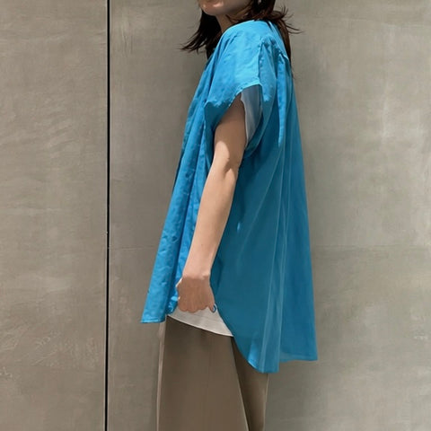 6月8日ライブ SUGAR ROSE<br>フレンチスリーブシアーブラウス