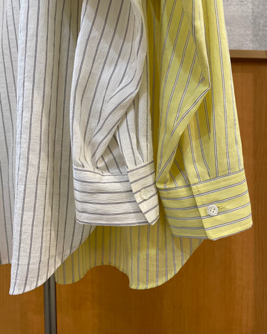 cafune<br>tencel stripe shirt
