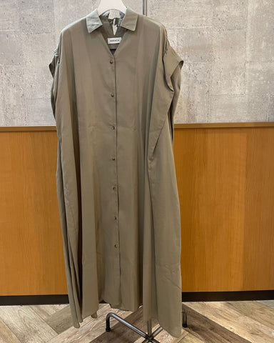 HERENCIA<br> Sheer Dress with Grosgrain Back Detail