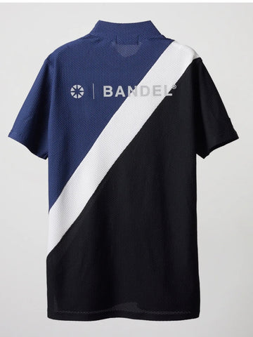 BANDEL<br>STRIPES SWITCH S/S MOCK NECK SHIRTS