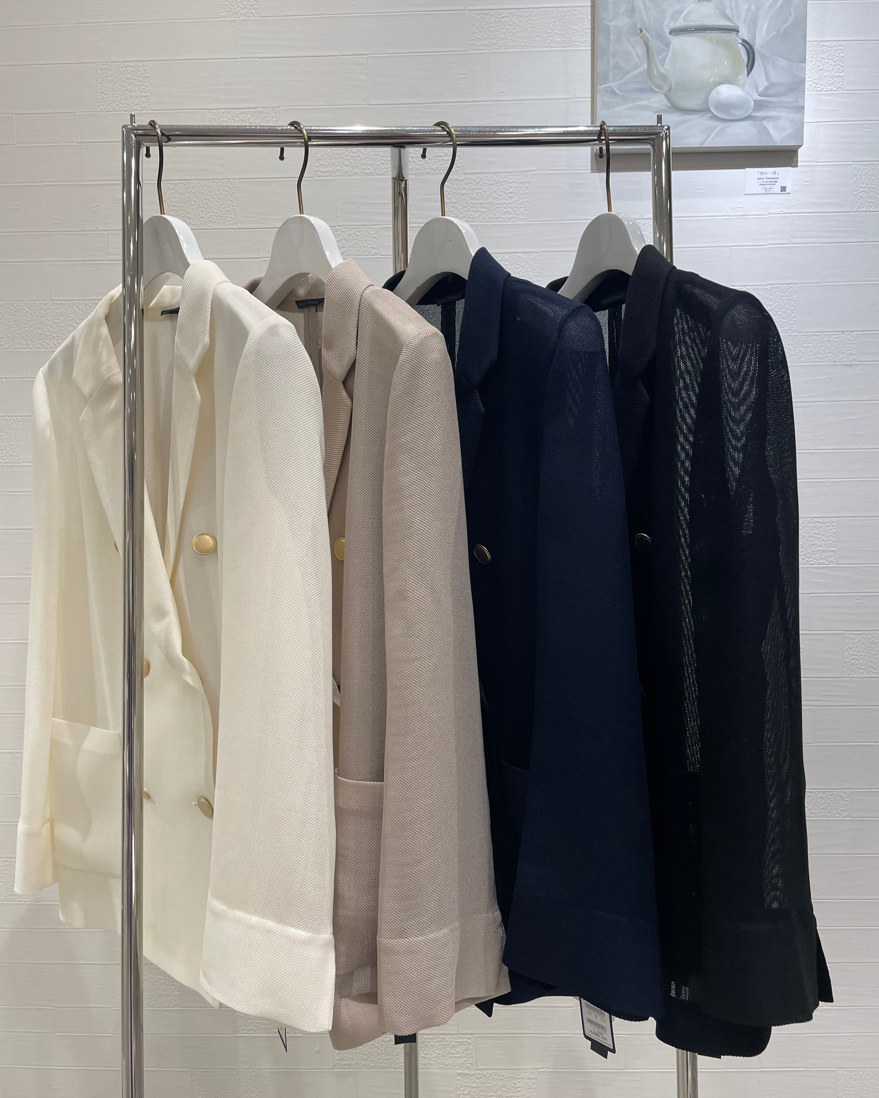 3月27日ライブ BLUE F RONCE<br>メッシュ金釦テーラドジャケット