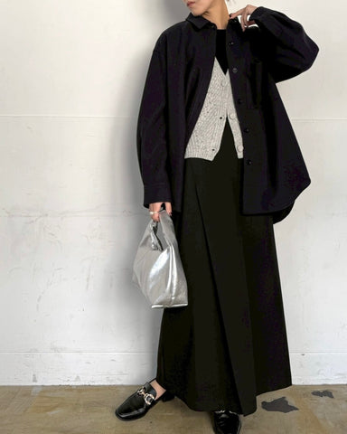 cafune<br> W jersey shirt blouson