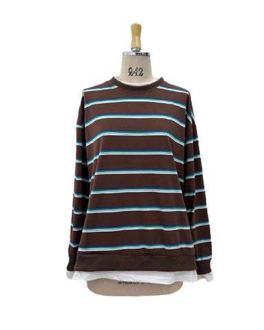 ayane予約<br>ボーダープルオーバー