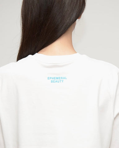 Praia<br>月下美人プリントTシャツ