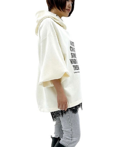 ayane予約<br>カルゼニットフーディプルオーバー