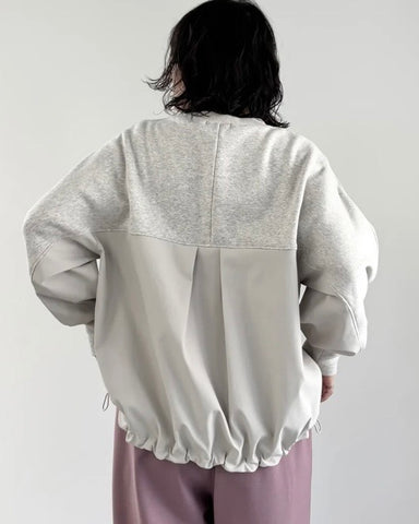 mink chair<br>裏起毛ツイルドッキングプルオーバー