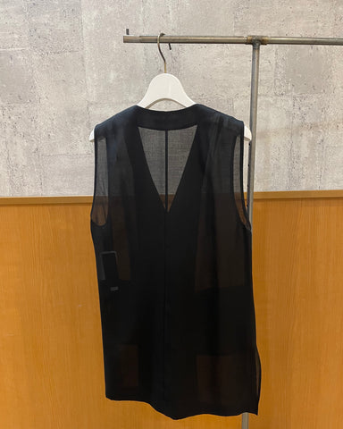 6月14日ライブBLUE FRONCE<br> シアーノーカラーサイドLINEスリットジレ