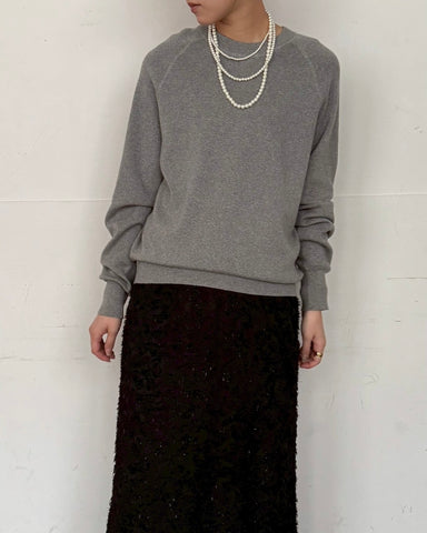cafune<br> cotton cashmere sweat knit