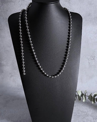 charmaer<br> ロングボールチェーンネックレス
