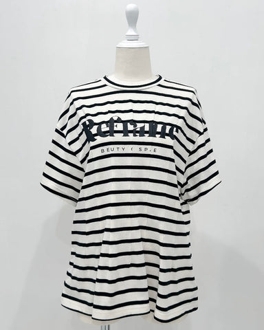 Herencia<br>Reframe Border Logo Relax T-Shirt