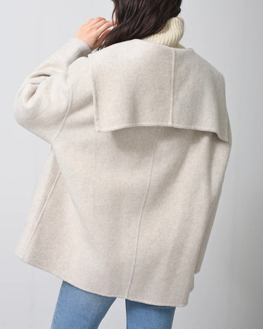 Herencia<br> Sailor Collar Short Coat