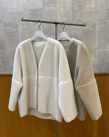 11月9日ライブ<br>PASSIONE<br>ファー×ムートンリバーシブルジャケット