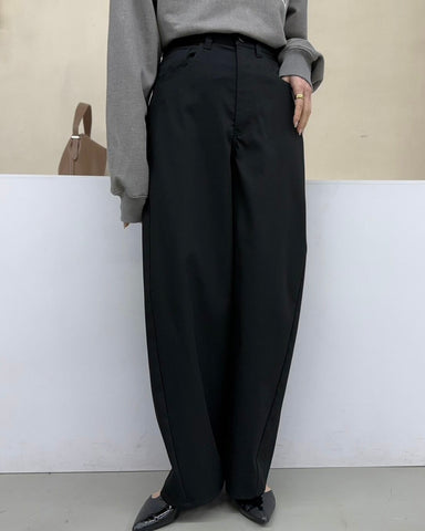 cafune<br> POLY-CHINO loose pants