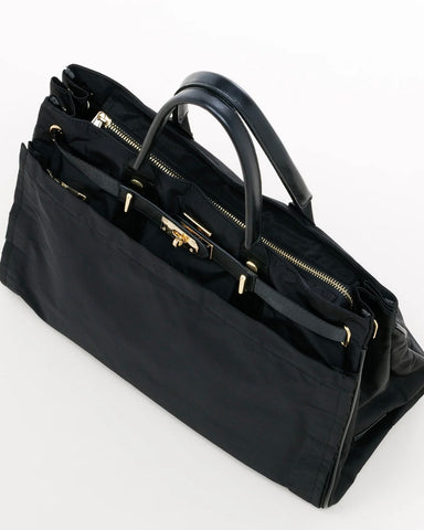 Stoy.<br> ポリエステルベルテッドトートバッグ