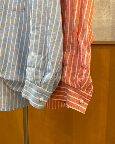 3月29日ライブ BLUE F RONCE <br> ストライプリネンシャツ