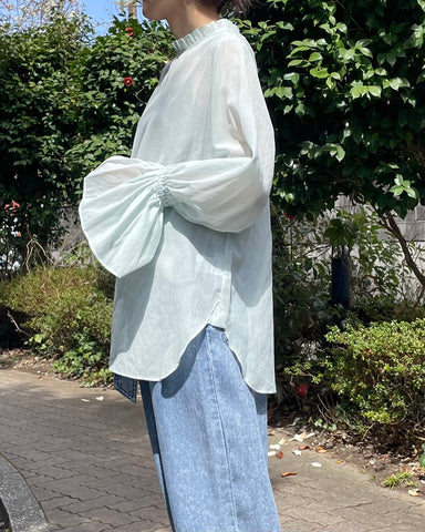 anana<br> キャンディースリーブセミシアーブラウス