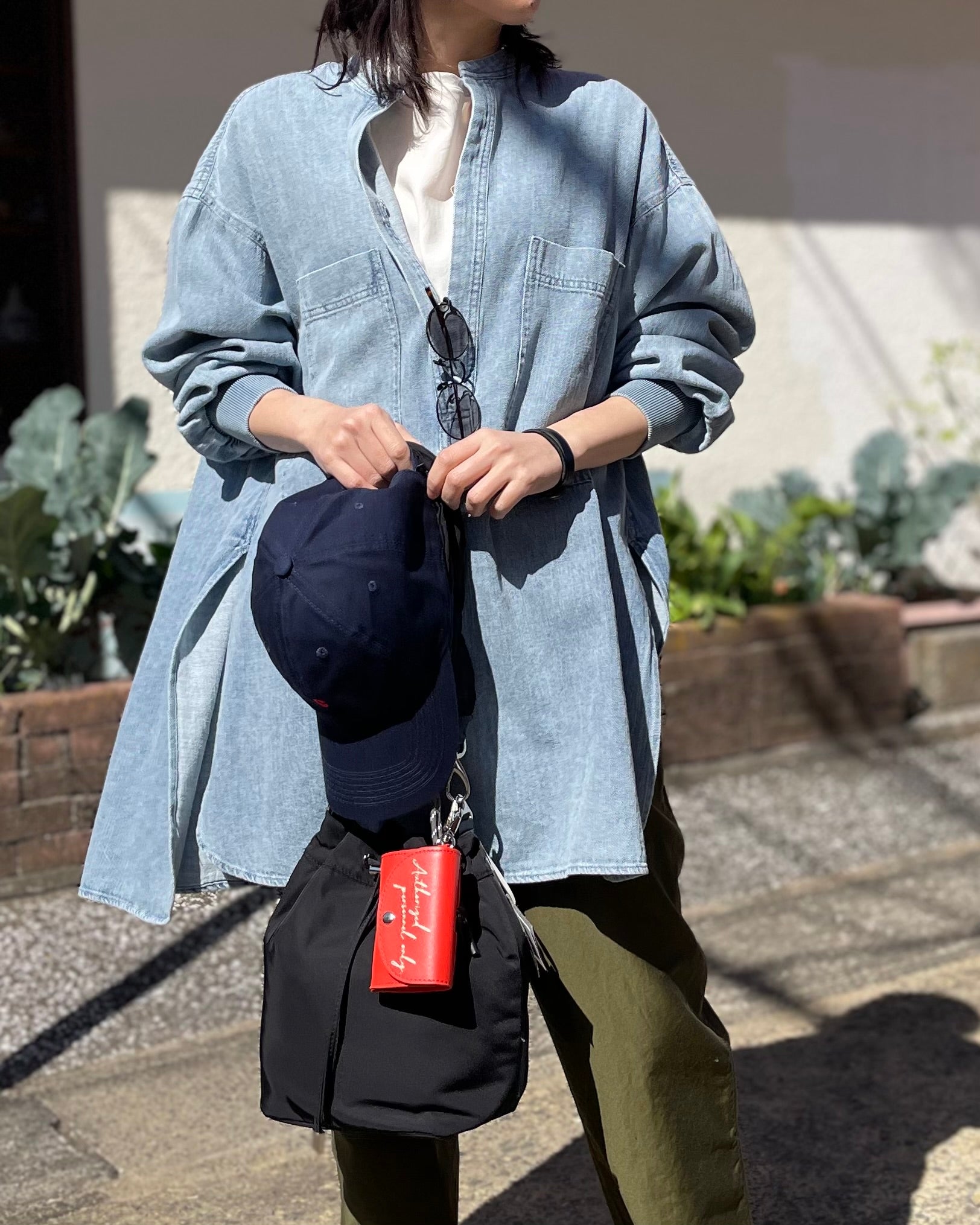 PASSIONE<br> コットンロングシャツ