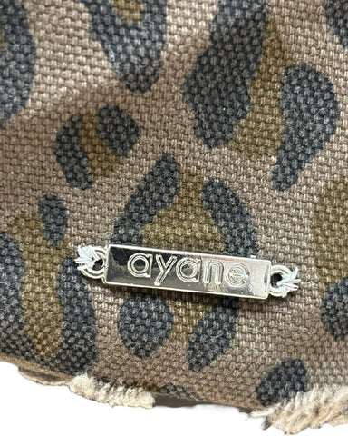 ayane予約<br> レオパード柄クラッシュキャップ