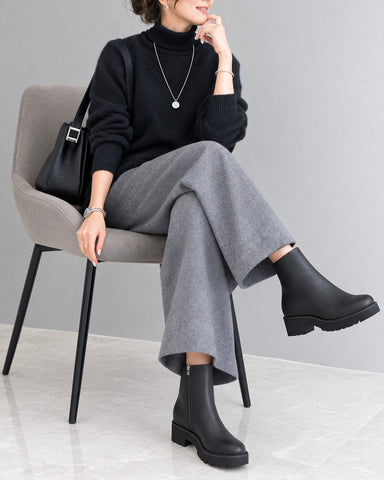 ATELIER BURGGE<br>サイドジップトラックブーツ