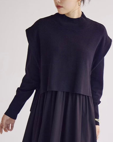 SUGAR ROSE<br> ドッキングワンピース＋ベストセット