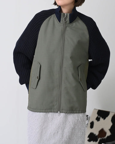 11月23日ライブ Herencia<br>Hybrid Knit Sleeve Coat