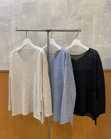 cafune<br>シアー杢ニット
