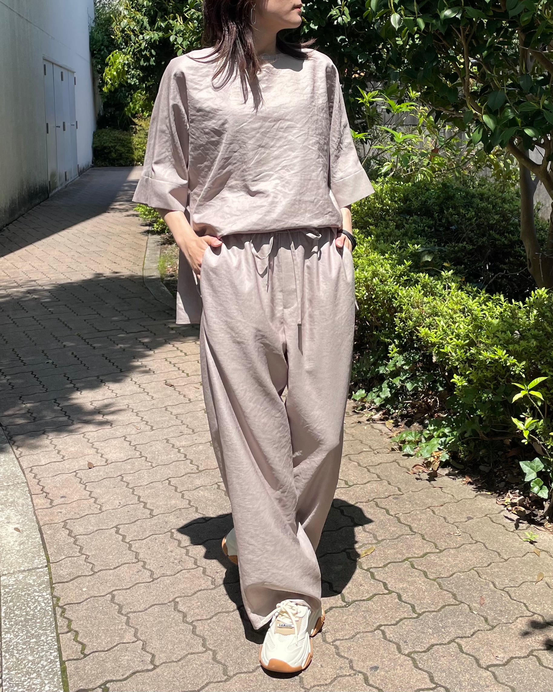 4月12日ライブ ma couleur<br>オザワルツ ワイドパンツ