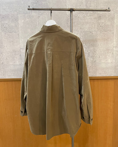 cafune<br>ナイロン混オーバーシャツ