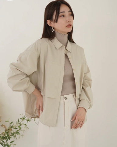 11月8日ライブ<br> mink chair<br>ドットボタンスリーブニット